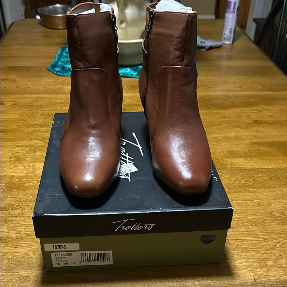 Trotters Jessie Cognac Boots